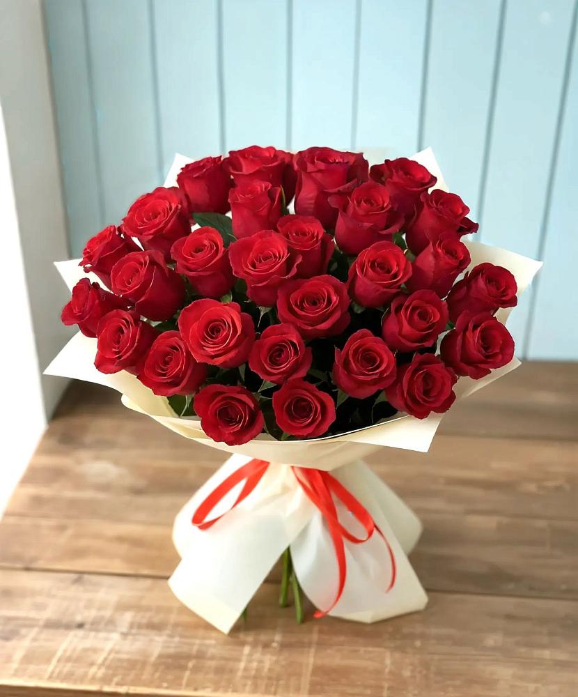 Букет 29 Красных роз в Шувое