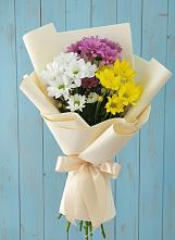 Букет цветов из:  Хризантемы #REPLACE_PRED# Шувое