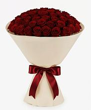 Букет 101 Бордовая роза Блэк Бакарра #REPLACE_PRED# Шувое
