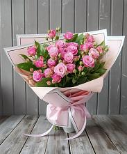 Букет Розовый кустик в Шувое