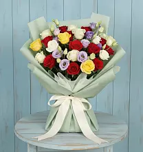 Букет цветов из:  Розы в Шувое