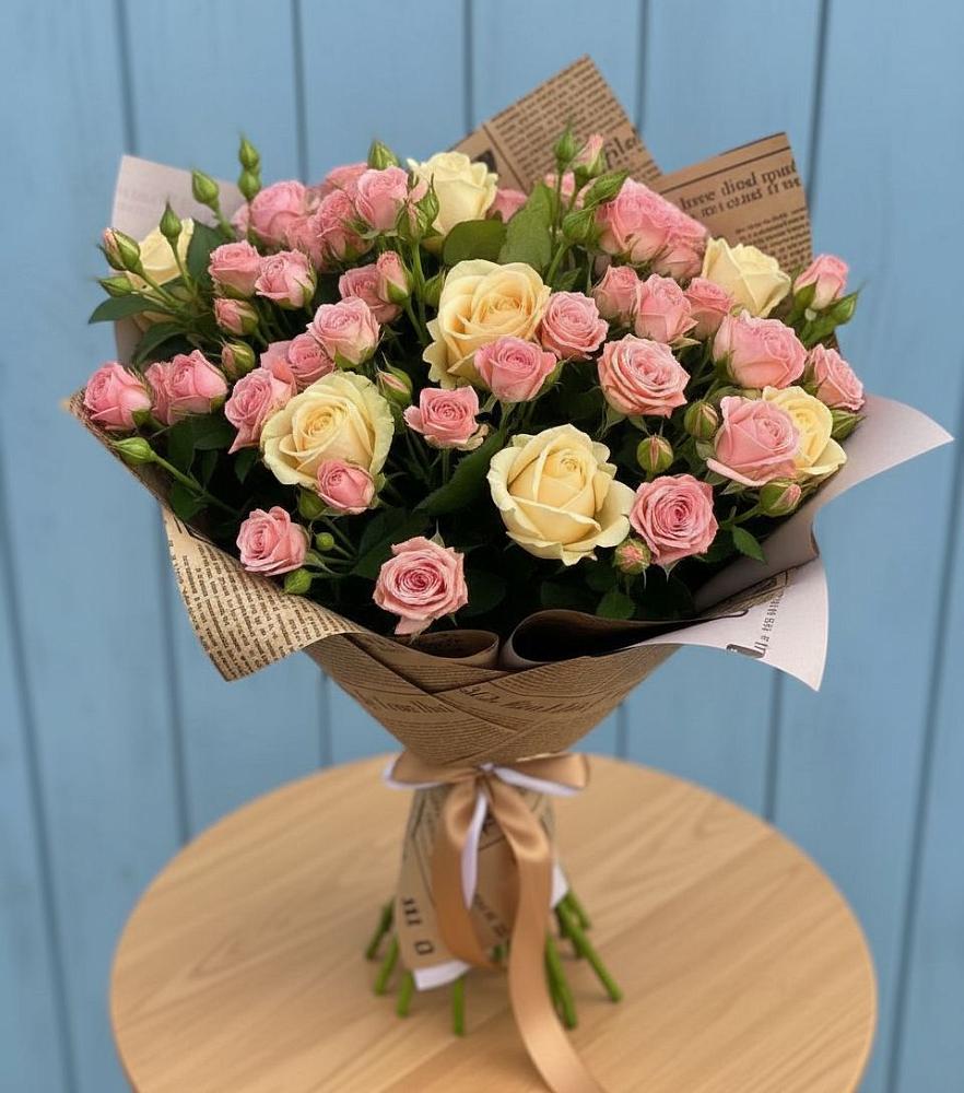 Букет цветов из: Розы в Шувое