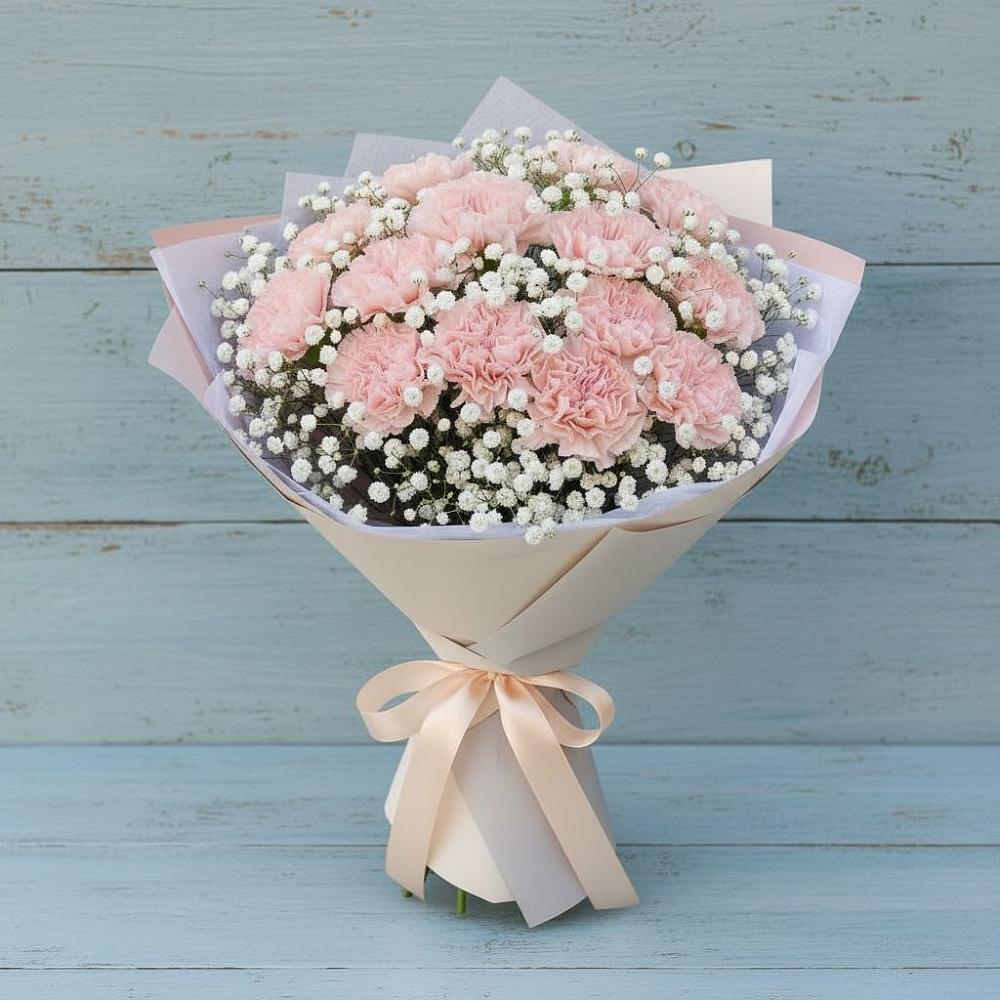 Букет цветов из: Гвоздики в Шувое