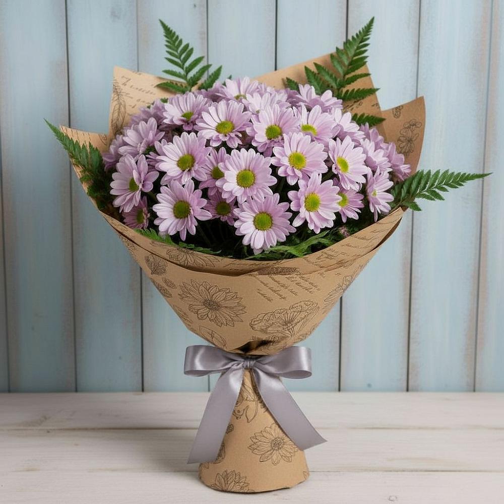 Букет цветов из: Хризантемы в Шувое