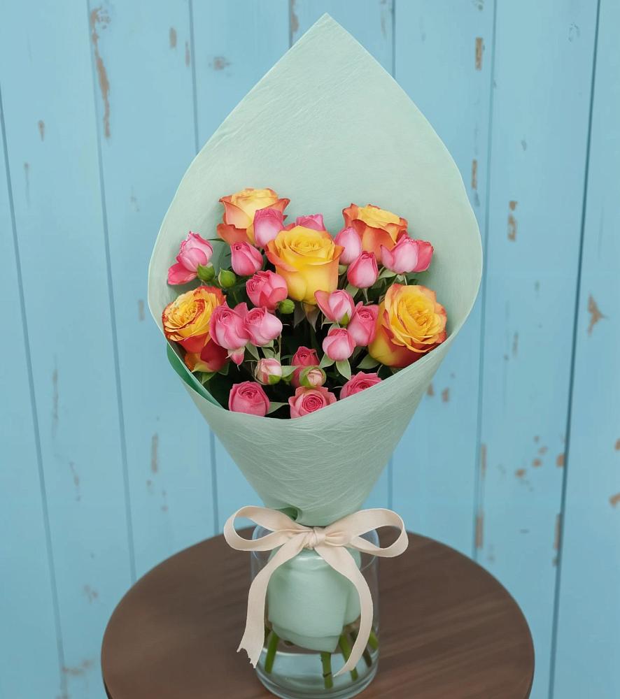 Букет цветов из: Розы в Шувое