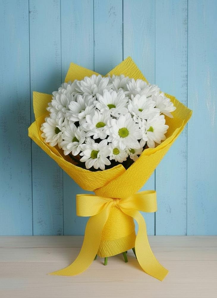 Букет цветов из: Хризантемы в Шувое