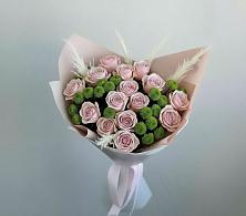 Букет цветов из:  Розы и Хризантемы в Шувое