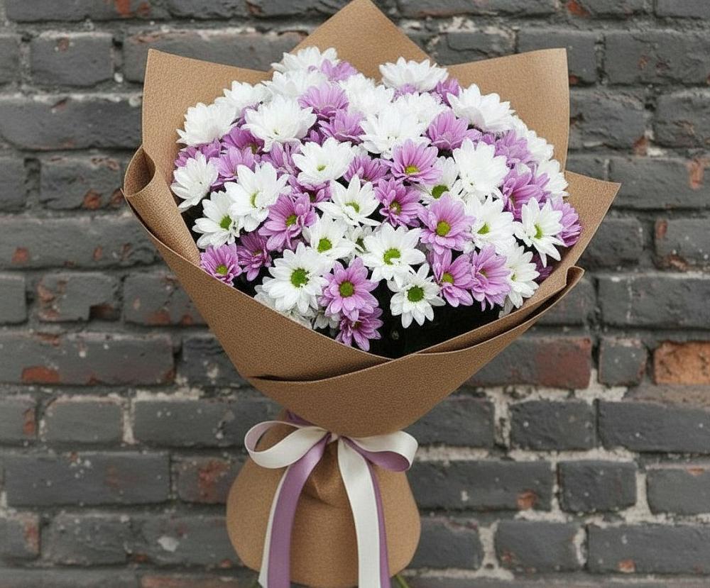 Букет цветов из: Хризантемы в Шувое