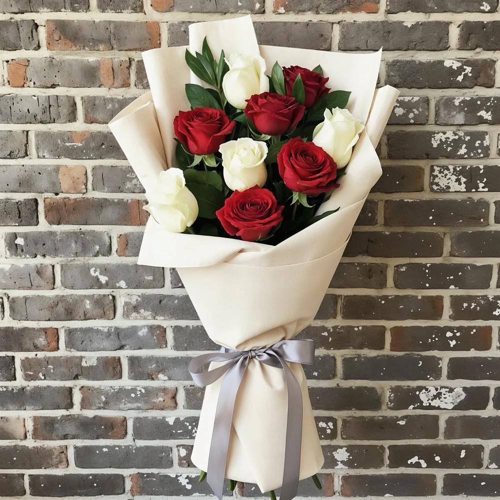 Букет цветов из: Розы в Шувое