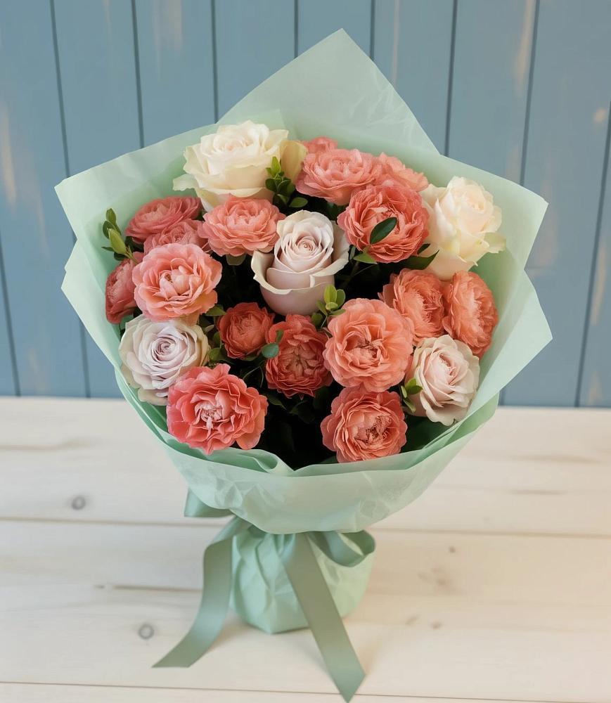 Букет цветов из: Розы в Шувое