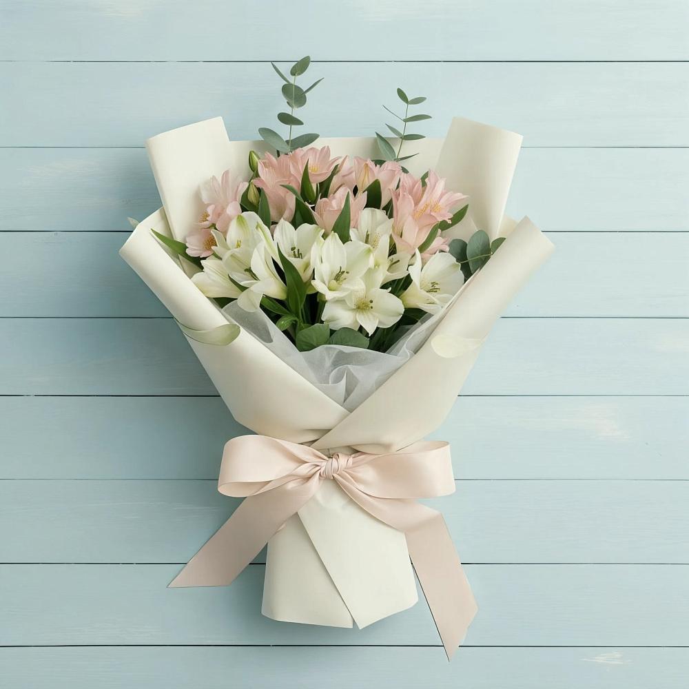 Букет цветов из: Альстромерии в Шувое