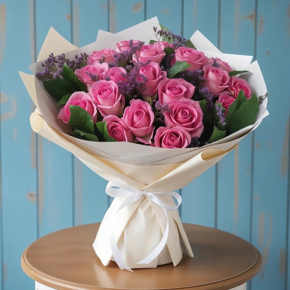 Букет цветов из: Розы в Шувое