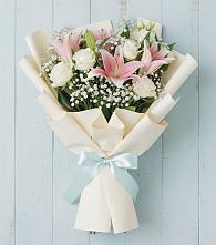 Букет цветов из:  Лилии в Шувое